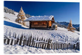 Acrylglasbild Spätherbst auf der Seiser Alm Südtirol - Achim Thomae