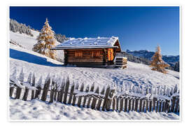 Wandbild Spätherbst auf der Seiser Alm Südtirol - Achim Thomae