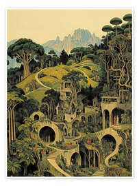 Wandbild Die grüne Zitadelle - Mariusz Flont