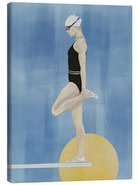 Leinwandbild Allein nach dem Training - Layla Oz