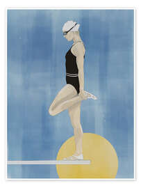 Wandbild Allein nach dem Training - Layla Oz