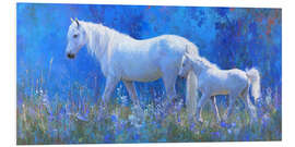 Hartschaumbild Weiße Harmonie - DejaReve