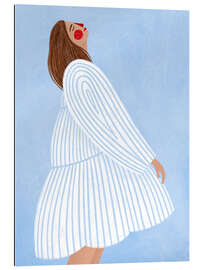 Gallery Print Die Frau mit den blauen Streifen