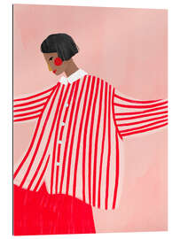 Gallery Print Die Frau mit den roten Streifen