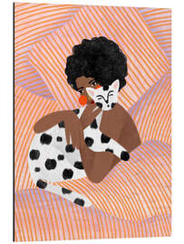 Alubild Katzenkuscheln - Bea Müller