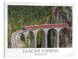 Gallery Print Glacier Express, Landwasser Viaduct, Switzerland