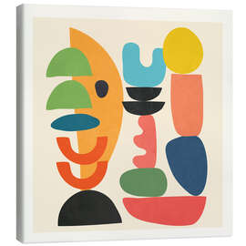 Leinwandbild Minimal Abstract Shapes Art I