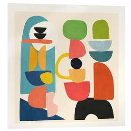 Acrylglasbild Minimal Abstract Shapes Art II