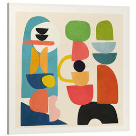 Magnettafel Minimal Abstract Shapes Art II