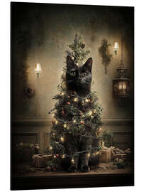 Alubild Weihnachtsbaum