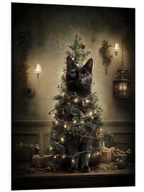 Hartschaumbild Weihnachtsbaum