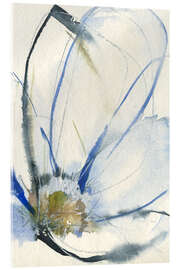 Acrylglasbild Cobalt and Paynes Petals II - Jennifer Goldberger