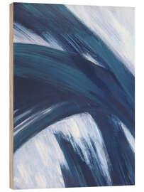 Holzbild Fronds Kline I - Suzanne Wilkins