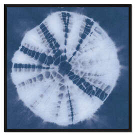 Gerahmter Kunstdruck Indigo Sphere I