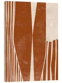 Holzbild Indian Field III - Melissa Wang