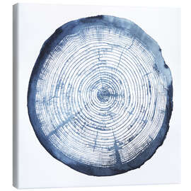 Leinwandbild Baumringüberlagerung I - Grace Popp