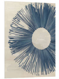 Hartschaumbild Blue Burst I