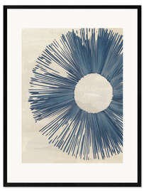 Gerahmter Kunstdruck Blue Burst I