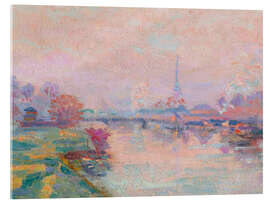 Acrylglasbild Der Eiffelturm, Paris - Jean Baptiste Armand Guillaumin