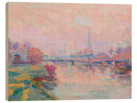 Holzbild Der Eiffelturm, Paris - Jean Baptiste Armand Guillaumin