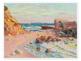 Poster Steigende Flut - Jean Baptiste Armand Guillaumin