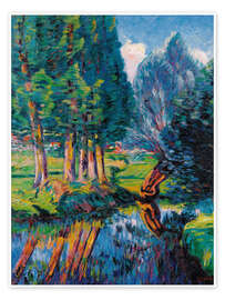 Wandbild Landschaft bei Breuillet - Jean Baptiste Armand Guillaumin