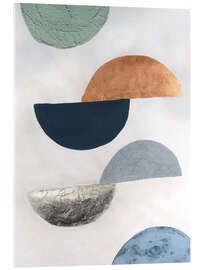 Acrylglasbild Sundered Circles II