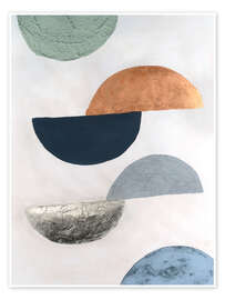 Wandbild Sundered Circles II - Michael Willett