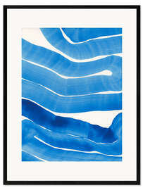 Gerahmter Kunstdruck Blue Wiggles II