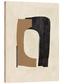 Holzbild Pappfiguren I - Melissa Wang