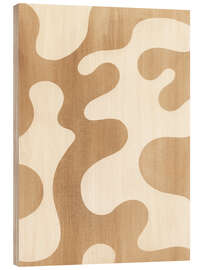 Holzbild Sienna Ripples I - Grace Popp