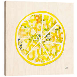 Holzbild Juicy Fruits X - Laura Gibson