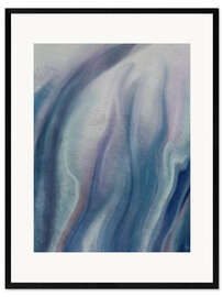 Gerahmter Kunstdruck Blue Edge