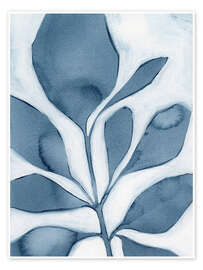 Wandbild Blue Weed I - Grace Popp