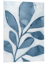 Hartschaumbild Blue Weed II