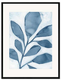 Gerahmter Kunstdruck Blue Weed II