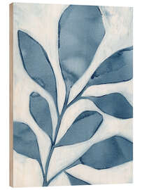 Holzbild Blue Weed II