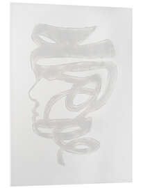 Hartschaumbild Portrait Coil I