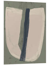 Hartschaumbild Paper Slice III