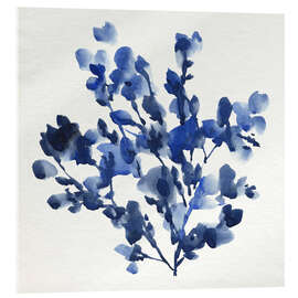 Acrylglasbild Cobalt Blossom I