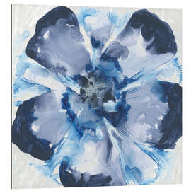 Alubild Blue Glass Flower II - June Erica Vess