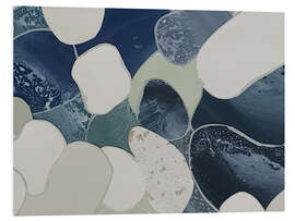 Hartschaumbild Lily Pond Landscape II