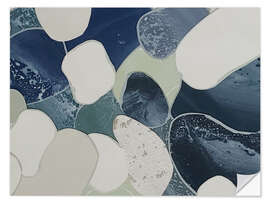 Wandsticker Lily Pond Landscape II