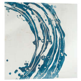 Acrylglasbild Embellished Blue Circle II - June Erica Vess