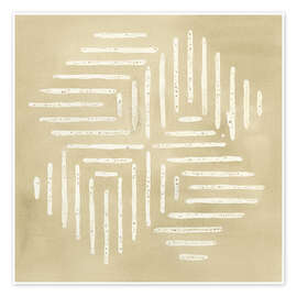 Wandbild Sand Stitch III - Vanna Lam