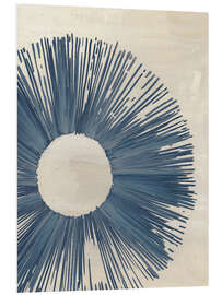 Hartschaumbild Blue Burst II