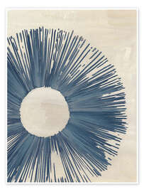 Wandbild Blue Burst II - Melissa Wang
