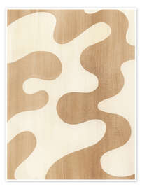 Poster Sienna Ripples II