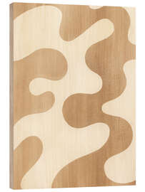 Holzbild Sienna Ripples II