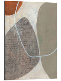 Alubild Marked Stones I - Jennifer Goldberger